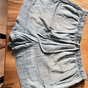 Cloth & Stone Sky Blue Denim Shorts